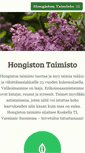 Mobile Screenshot of hongistontaimisto.fi